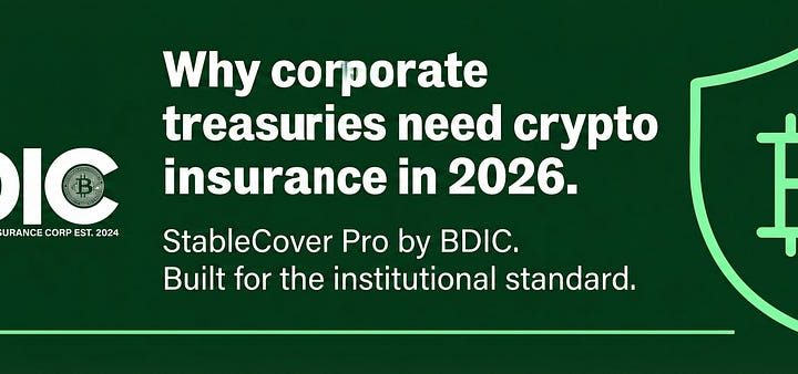 Why Corporate Treasuries Need Crypto Insurance in 2026