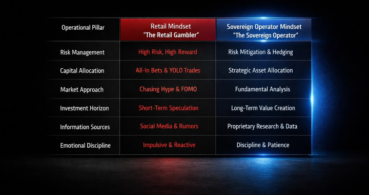 Sovereign Operations: Moving Beyond Technical Analysis in the 2026 Market