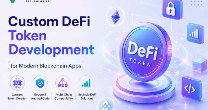 Custom DeFi Token Development for Modern Blockchain Apps