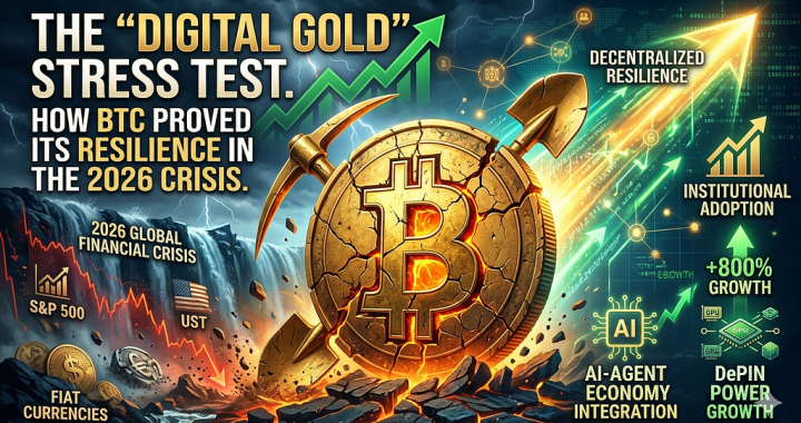 The “Digital Gold” Stress Test: How BTC Proved Its Resilience in the 2026 Crisis