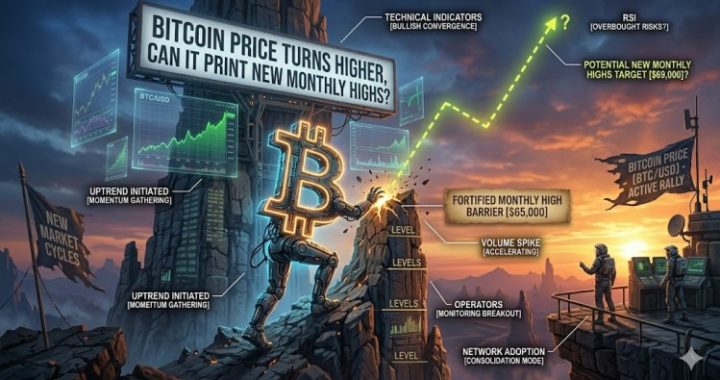 Bitcoin Price Turns Higher, Can It Print New Monthly Highs?