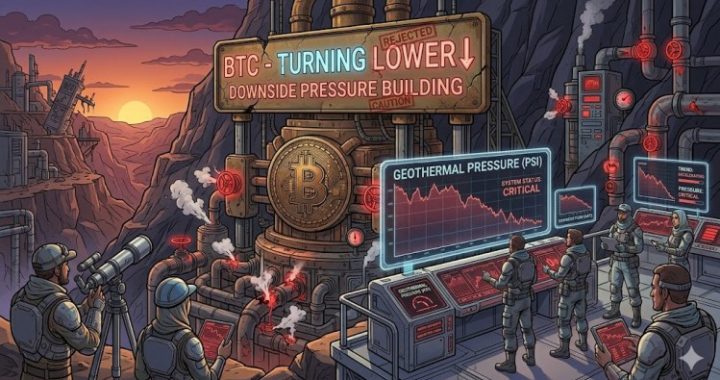 Bitcoin Price Turns Lower After Rejection, Downside Pressure Builds