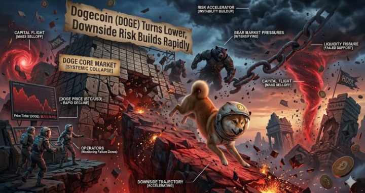 Dogecoin (DOGE) Turns Lower, Downside Risk Builds Rapidly