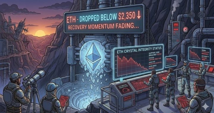Ethereum Price Drops Below $2,350, Recovery Hopes Start To Fade