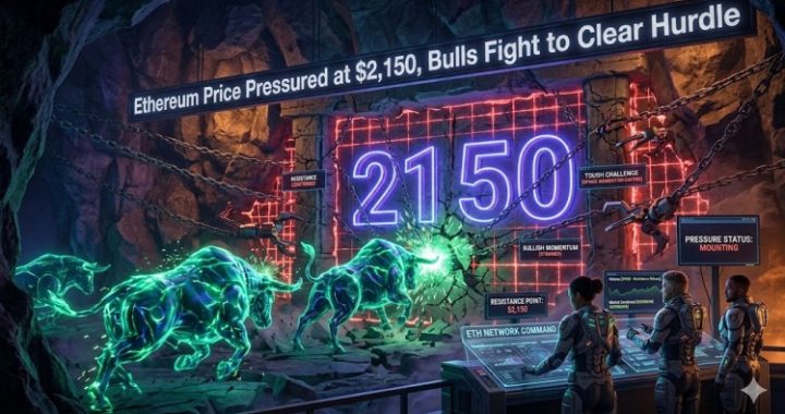 Ethereum Price Pressured at $2,150, Bulls Fight to Clear Hurdle