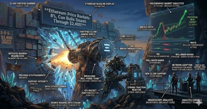 Ethereum Price Rockets 8%, Can Bulls Smash Through $2,400?