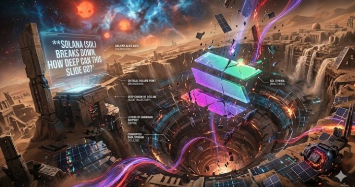 Solana (SOL) Cracks Lower, Traders Brace for Volatile Selloff