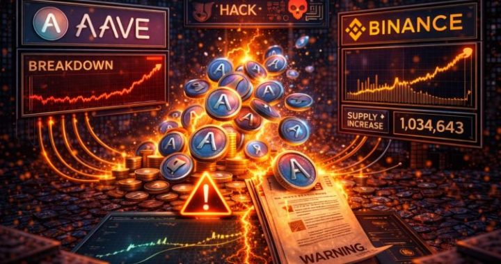 Aave Breakdown Deepens With Supply Flooding Back To Binance. Learn What Triggered The Rush