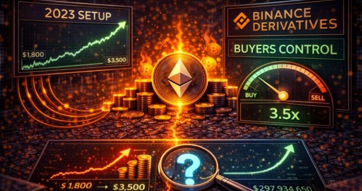 Ethereum Mirrors A 2023 Setup As Buyers Take Control Of Derivatives On Binance