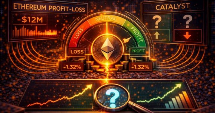 Ethereum Profit-Loss Indicator Is Hovering Just Below Neutral – The Market Waits for A Catalyst