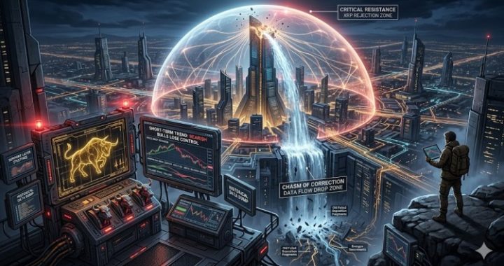 XRP Price Rejection Sparks Drop, Bulls Lose Short-Term Control