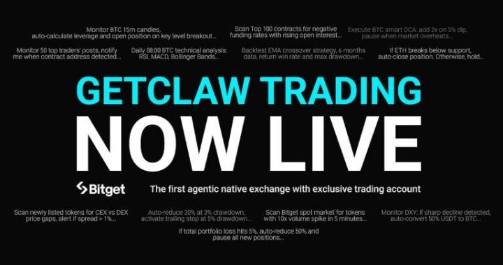 Bitget Gives AI its Own Trading Account, Advancing Toward an Agent-Native Exchange