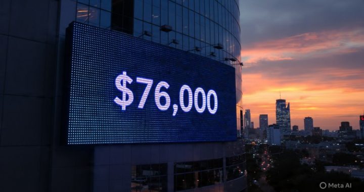 Bitcoin Hits $76K As Tech Stocks Push Wall Street To Fresh Records