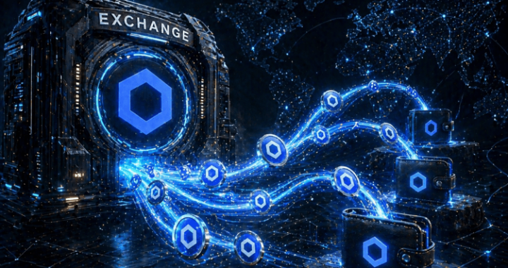 Chainlink Exchange Outflows Hit 970,430 LINK, Largest Of 2026