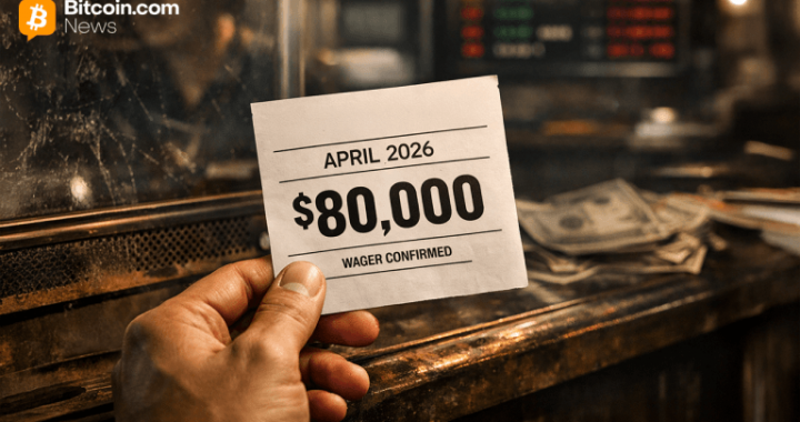 Polymarket Traders Give Bitcoin 31% Chance of Hitting $80,000 This Month