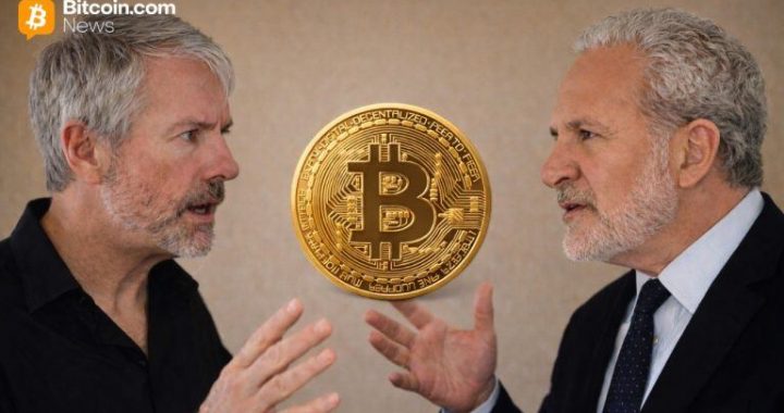 Michael Saylor vs Peter Schiff: Bitcoin Outlook Clashes as Schiff Urges Selling MSTR Before Crash