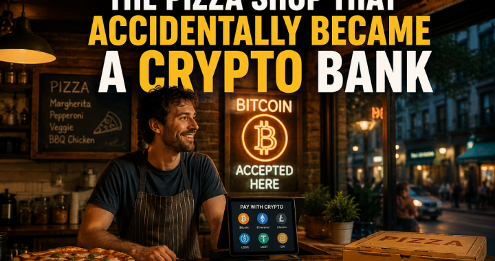 The Pizza Shop That Accidentally Became a Crypto Bank