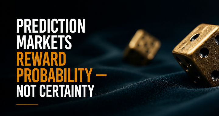Prediction Markets Reward Probability — Not Certainty
