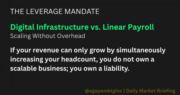 The Operational Leverage Mandate