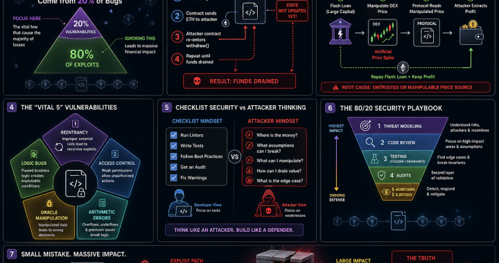 The 80/20 Principle in Smart Contract Security: How to Prevent 80% of Exploits with 20% Effort