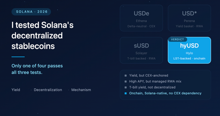 I Tested Solana’s Decentralized Stablecoins: hyUSD vs USDe vs USD* vs sUSD