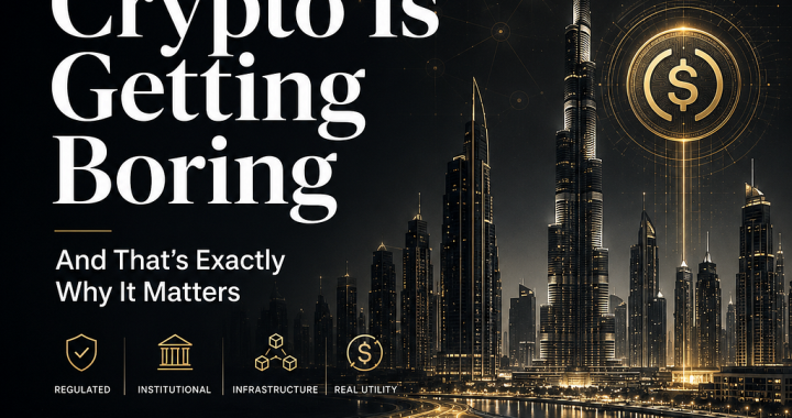 Dubai Crypto Is Getting Boring — And That’s Exactly Why It Matters