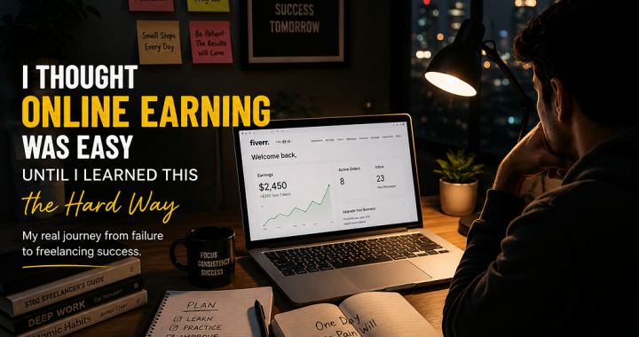 How I Failed at Online Earning Before Learning the Real Way (Freelancing Reality 2026)
