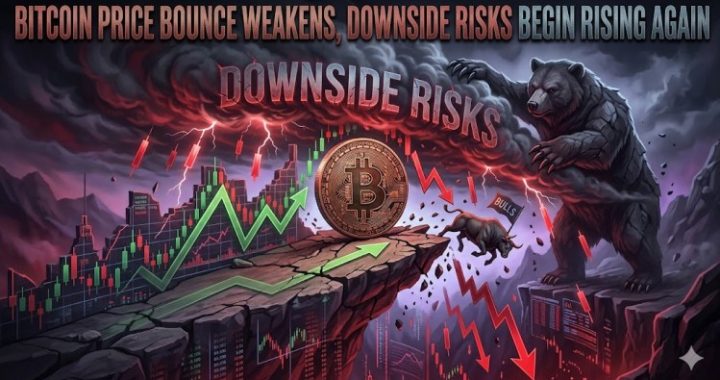 Bitcoin Price Bounce Weakens, Downside Risks Begin Rising Again
