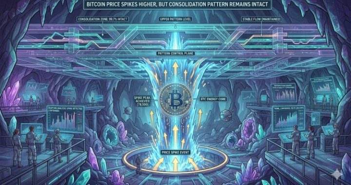 Bitcoin Price Spikes Higher, But Consolidation Pattern Remains Intact