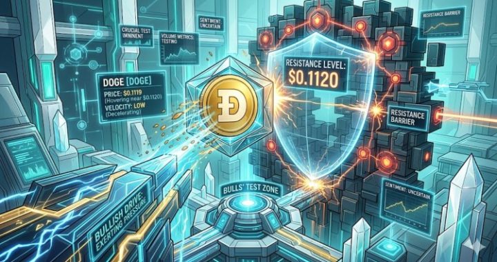 Dogecoin (DOGE) Slows Near $0.1120, Bulls Face Crucial Test