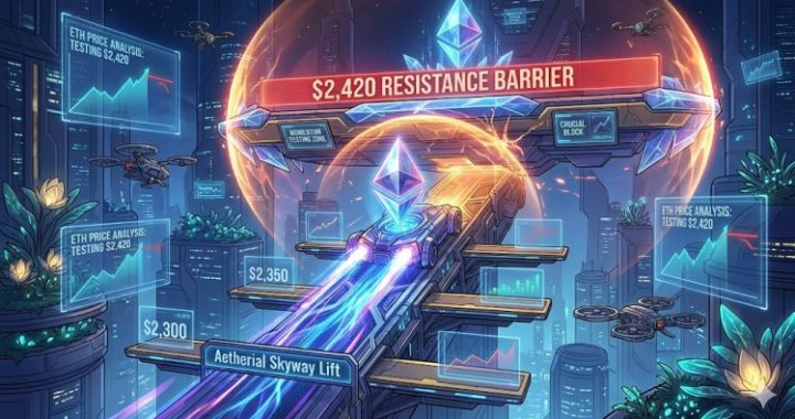 Ethereum Price Tries To Extend Gains, $2,420 Stands In The Way