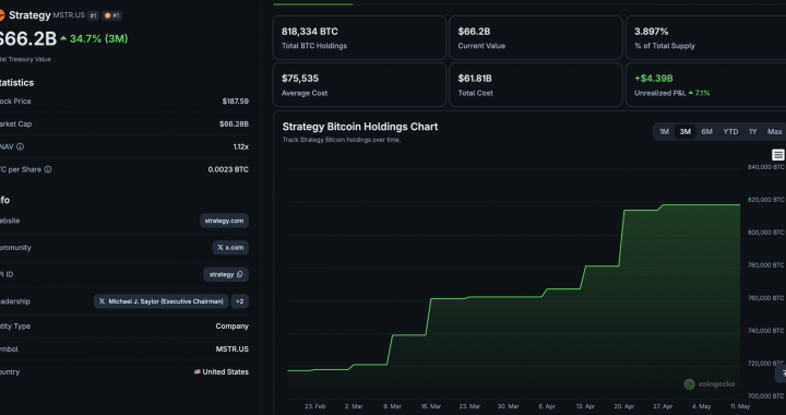 MicroStrategy Bitcoin Holdings Hit $66Bn: What Next for Saylor?