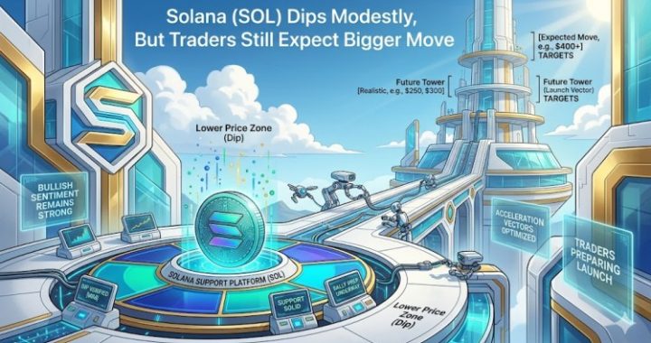 Solana (SOL) Dips Modestly, But Traders Still Expect Bigger Move