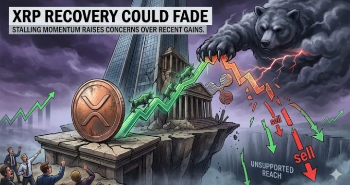 XRP Price Rebound Faces Trouble, Downside Pressure Starts Building Again