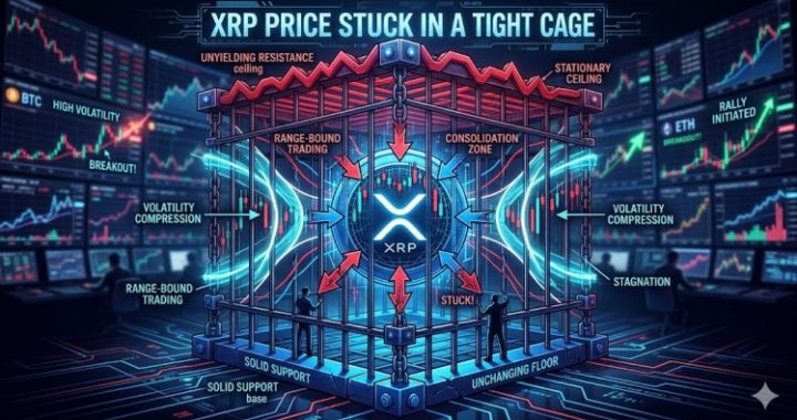 XRP Price Stuck In A Tight Cage—Breakout Pressure Keeps Building