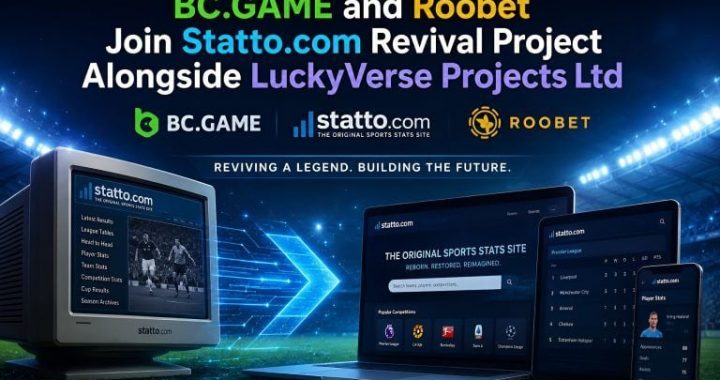 BC.GAME and Roobet Join Statto.com Revival Project Alongside LuckyVerse Projects Ltd