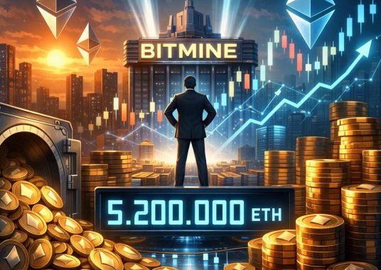 Bitmine ETH Holdings Cross 5.2 Million—CEO Announces New Phase For Crypto Markets