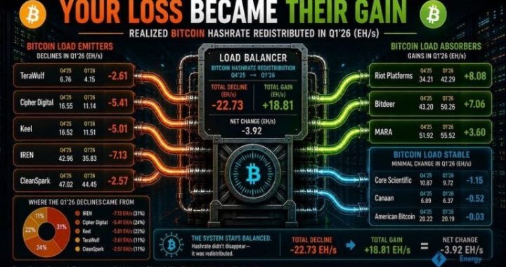Miner Weekly – The Great Bitcoin Mining Power Shift: Who Won Q1?