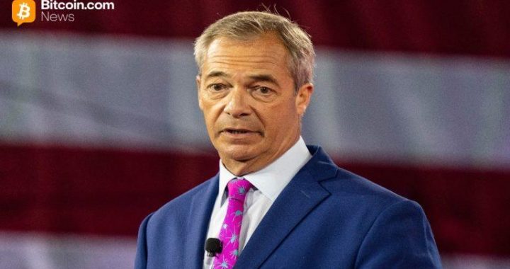 Reform UK’s Nigel Farage Faces Scrutiny After $6.3M Payment From Crypto Investor