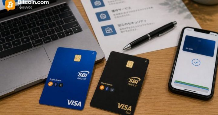 SBI Group, Visa Launch Crypto Card With up to 10% BTC, ETH, XRP Promo Rewards