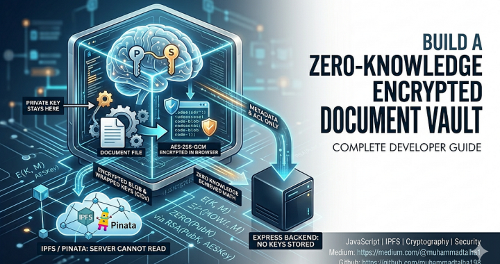 Build a Zero-Knowledge Encrypted Document Vault: Complete Developer Guide