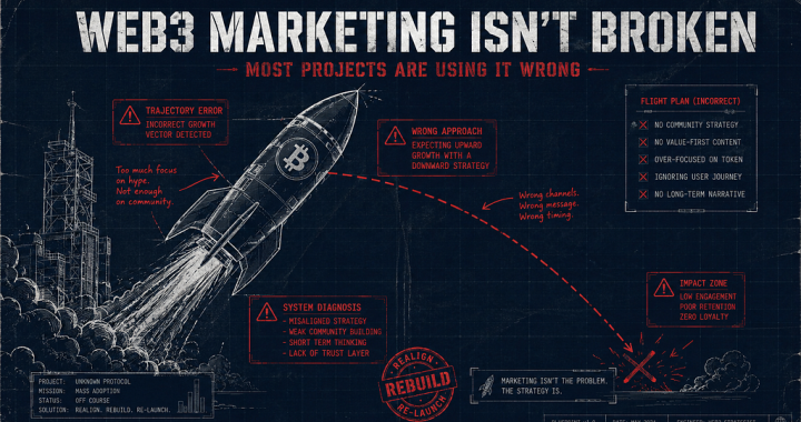Web3 Marketing Isn’t Broken -Most Projects Are Using It Wrong