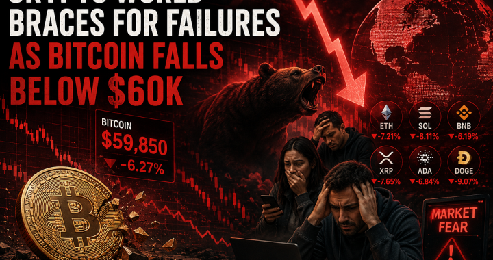 Crypto World Braces for Failures as Bitcoin Falls Below $60K: What This Means for Investors in 2026