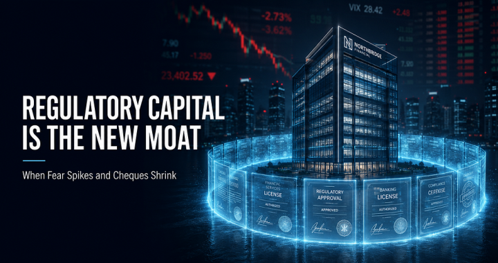 When Fear Spikes and Cheques Shrink, Fintech’s Only Real Moat Is Regulatory Capital