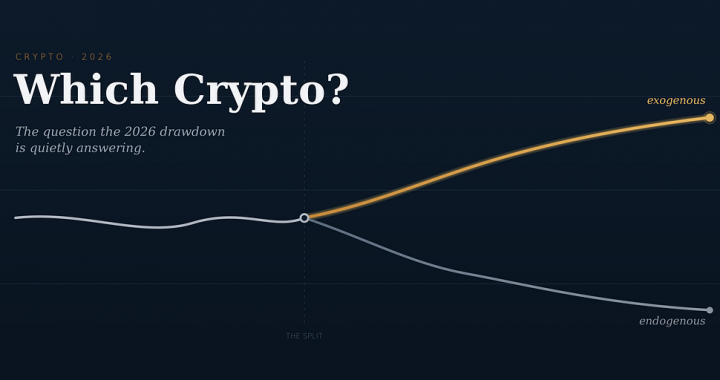 One-Factor Crypto Is Ending. The Bear Market Is How We’ll Know.