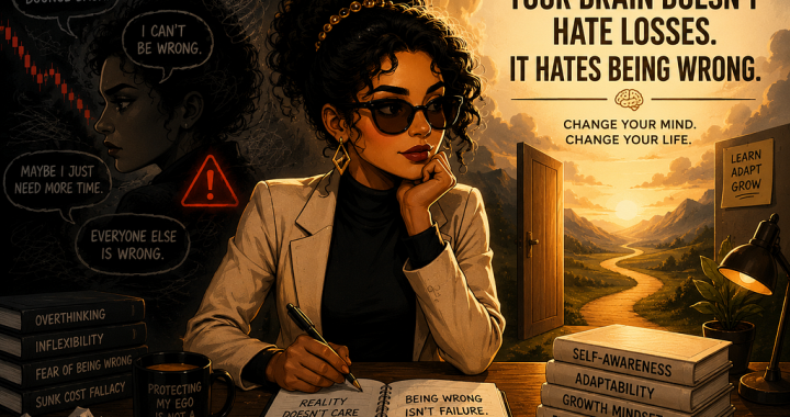 Your Brain Doesn’t Hate Losses. It Hates Being Wrong