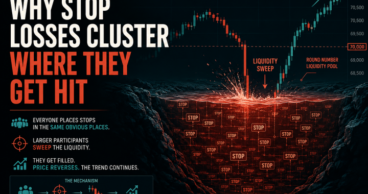 Why Stop Losses Cluster Where They Get Hit