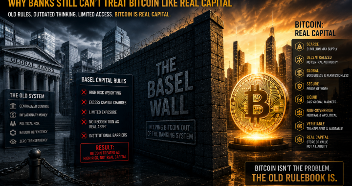 The Basel Wall: Why Banks Still Cannot Treat Bitcoin Like Real Capital