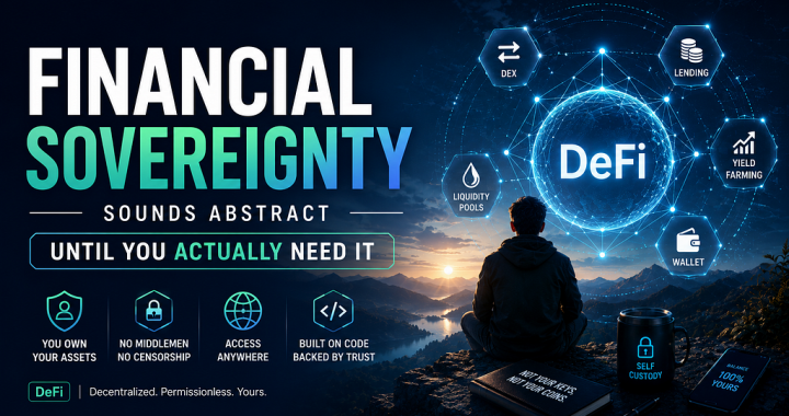 Financial Sovereignty Sounds Abstract Until You Actually Need It