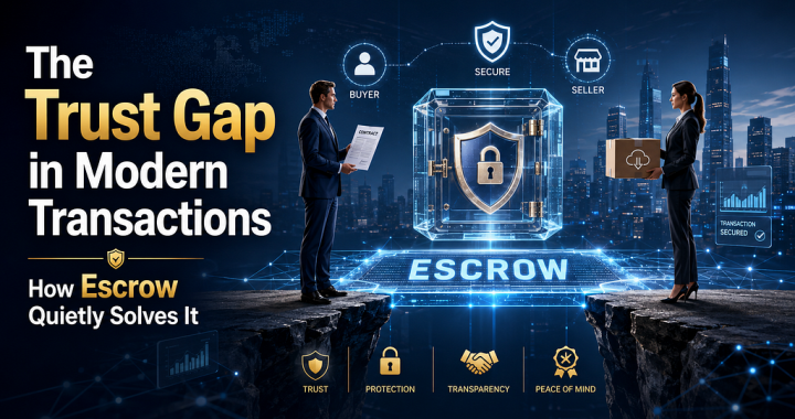 The Trust Gap in Today’s Transactions and Escrow’s Role